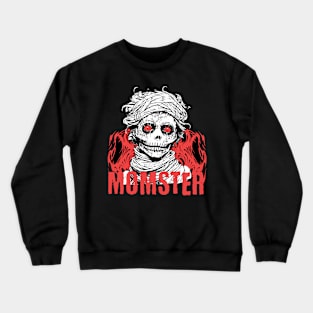 Momster Mom Halloween, Momster Costume, Halloween Mom Crewneck Sweatshirt